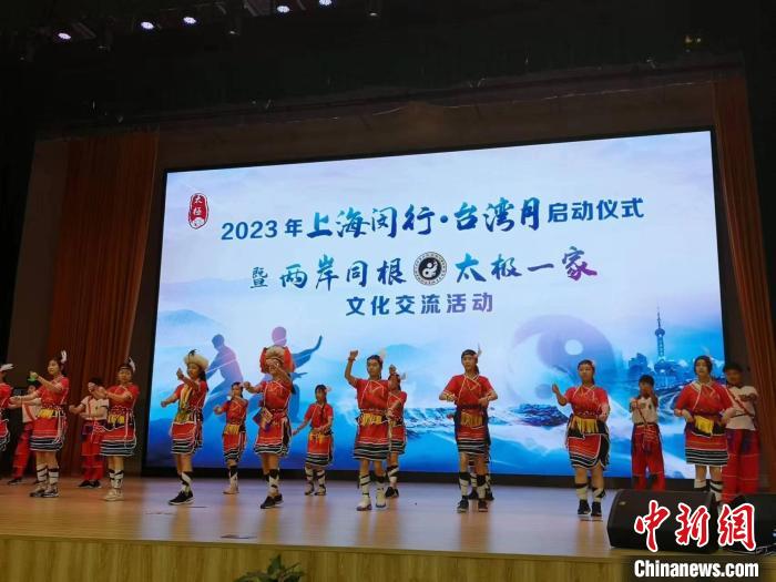 上海臺(tái)商子女學(xué)校學(xué)生表演舞蹈?！》队畋?攝