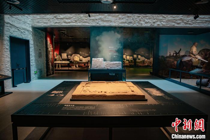 統(tǒng)萬城遺址博物館?！￡兾耐队芰治穆霉﹫D