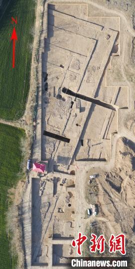 瓦窯頭建筑遺址。　陜西省考古研究院供圖