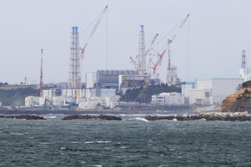 這是2021年4月13日拍攝的日本福島第一核電站。（圖源：新華社）