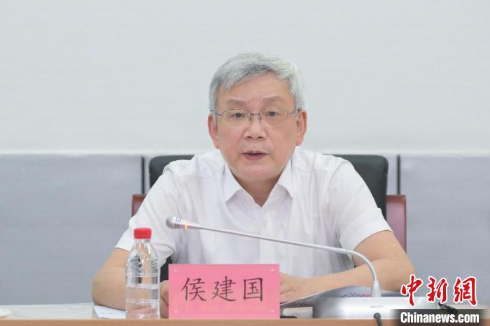 中國(guó)科學(xué)院院長(zhǎng)侯建國(guó)出席專題座談會(huì)并講話?！≈袊?guó)科學(xué)院 供圖