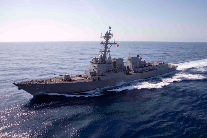 美軍海岸防衛(wèi)隊艦船通過臺海