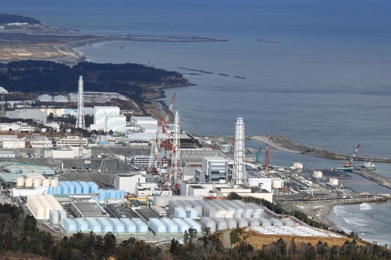 日本福島第一核電站。（圖源：日本共同社）
