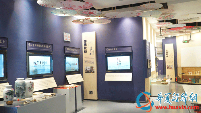 衡陽(yáng)市非遺館展示的傳統(tǒng)技藝非遺介紹。（攝影：虞鷹）