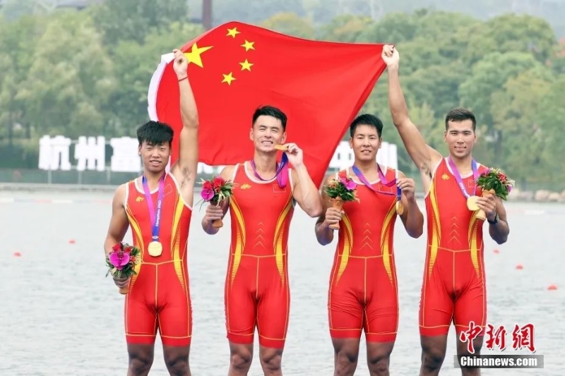 圖為中國選手慶祝勝利。<a target='_blank' href='/'>中新社</a>記者 湯彥俊 攝