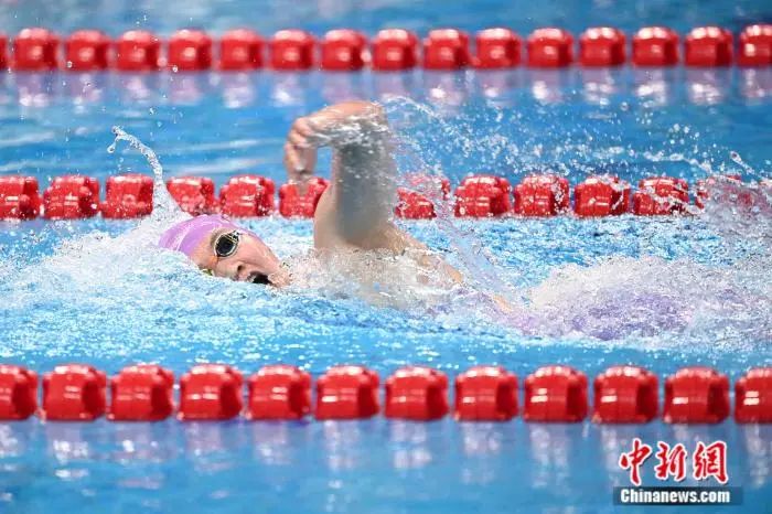 圖為李冰潔在比賽中。<a target='_blank' href='/'>中新社</a>記者 王東明 攝
