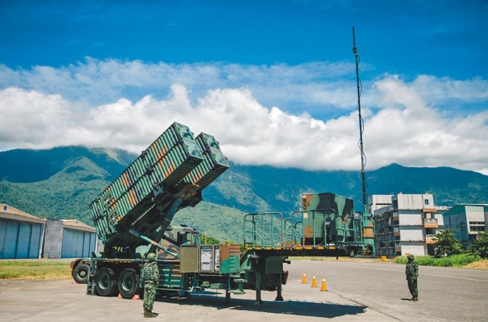 臺海軍將建造6座岸置魚叉導彈陣地與9座岸置雄風導彈陣地。圖片來源：臺灣《中國時報》。
