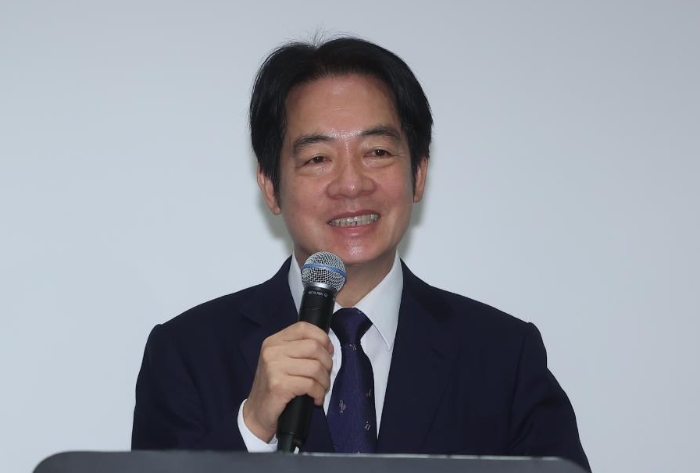 臺(tái)灣地區(qū)領(lǐng)導(dǎo)人選舉民進(jìn)黨參選人賴清德。 圖片來(lái)源：臺(tái)灣《聯(lián)合報(bào)》