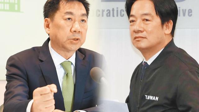 臺(tái)當(dāng)局前行政機(jī)構(gòu)發(fā)言人陳宗彥（右）涉性招待案下臺(tái)，被指劍指民進(jìn)黨主席賴(lài)清德（左）。（圖源：臺(tái)灣“中時(shí)新聞網(wǎng)”）
