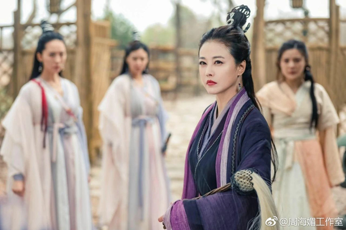 2019版《倚天屠龍記》，周海媚飾演“滅絕師太” 。來源：周海媚工作室微博