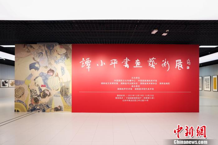 譚小平書畫藝術(shù)展主視覺(jué)