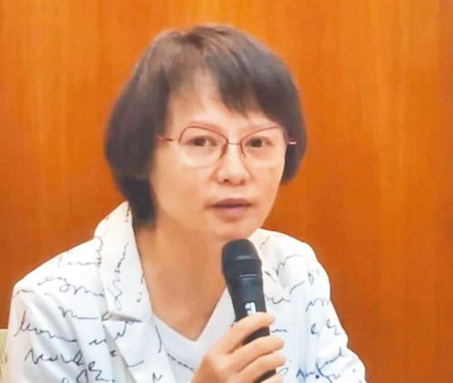 臺北第一女子高中語文老師區(qū)桂芝。 圖片來源：臺灣“中時新聞網”.jpg
