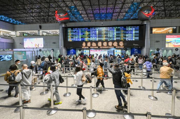 臺灣桃園機場。圖片來源：臺灣中時新聞網(wǎng) 陳麒全 攝.jpg