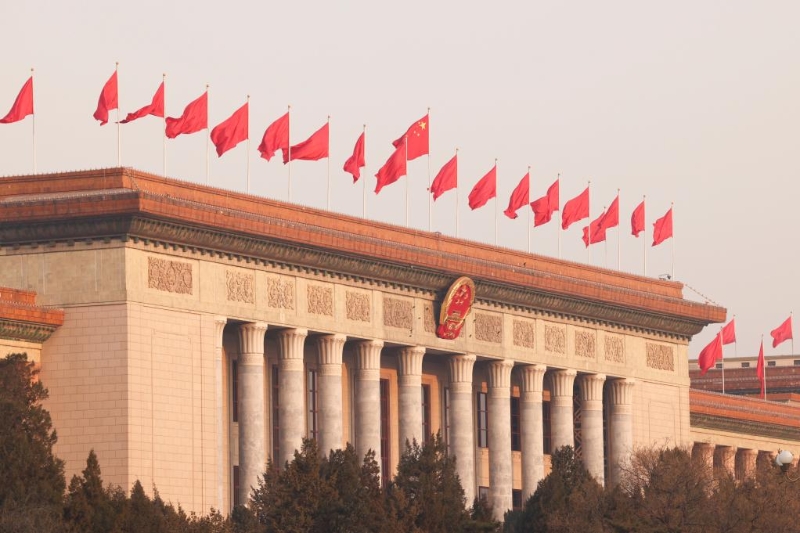 3月10日，中國人民政治協(xié)商會(huì)議第十四屆全國委員會(huì)第二次會(huì)議在北京人民大會(huì)堂舉行閉幕會(huì)。（圖源：新華社）