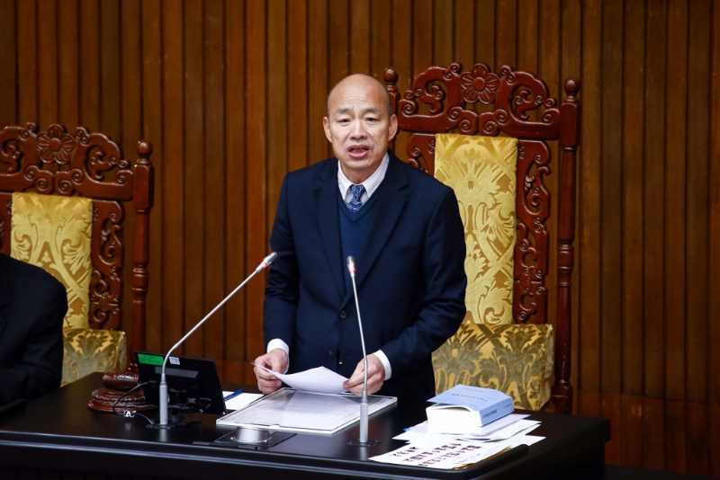 臺(tái)當(dāng)局立法機(jī)構(gòu)負(fù)責(zé)人韓國(guó)瑜。（中時(shí)資料照，鄧博仁攝） 圖片來(lái)源：臺(tái)灣“中時(shí)新聞網(wǎng)”.jpg