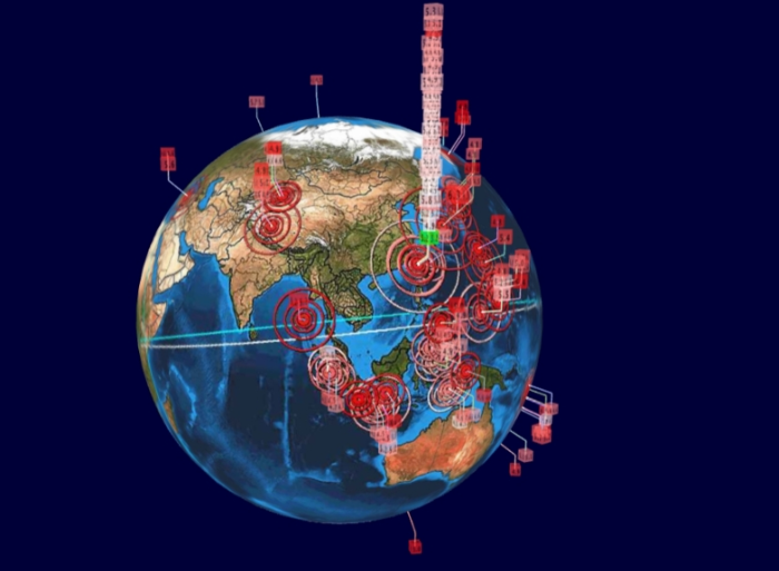臺(tái)灣地區(qū)近日狂搖，7天內(nèi)地震次數(shù)堆棧宛如摩天大樓