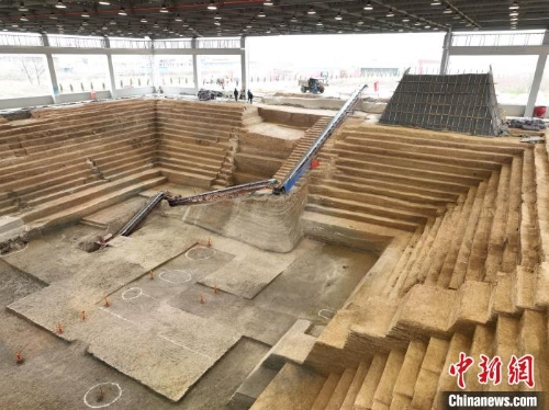 安徽省淮南市武王墩墓主墓(一號墓)現(xiàn)場。　中國國家文物局供圖.jpg