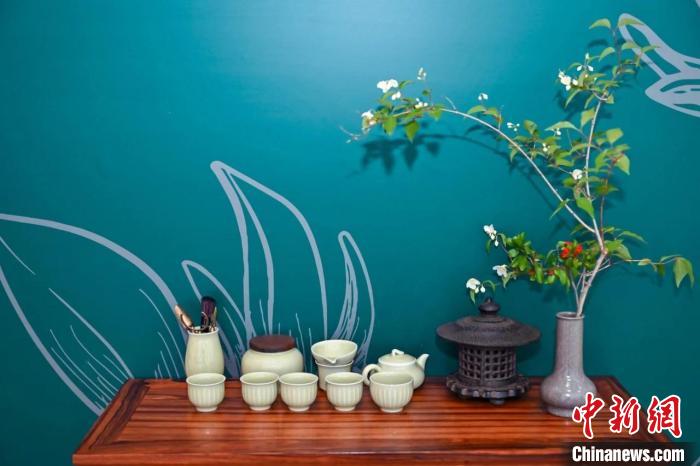 “好山好水出好茶——茶文化 茶生活展”現(xiàn)場?！≈袊に嚸佬g(shù)館·中國非物質(zhì)文化遺產(chǎn)館供圖.jpg