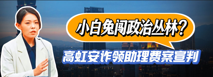 小白兔闖政治叢林？ 高虹安詐領(lǐng)助理費案宣判