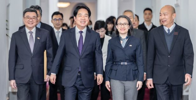 賴清德邀請(qǐng)“五院院長(zhǎng)”會(huì)談，其中包括韓國(guó)瑜