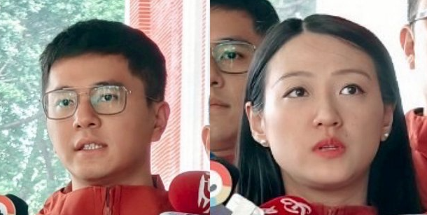 罷免綠營雙吳召集人李孝亮（左）、劉思吟（右）